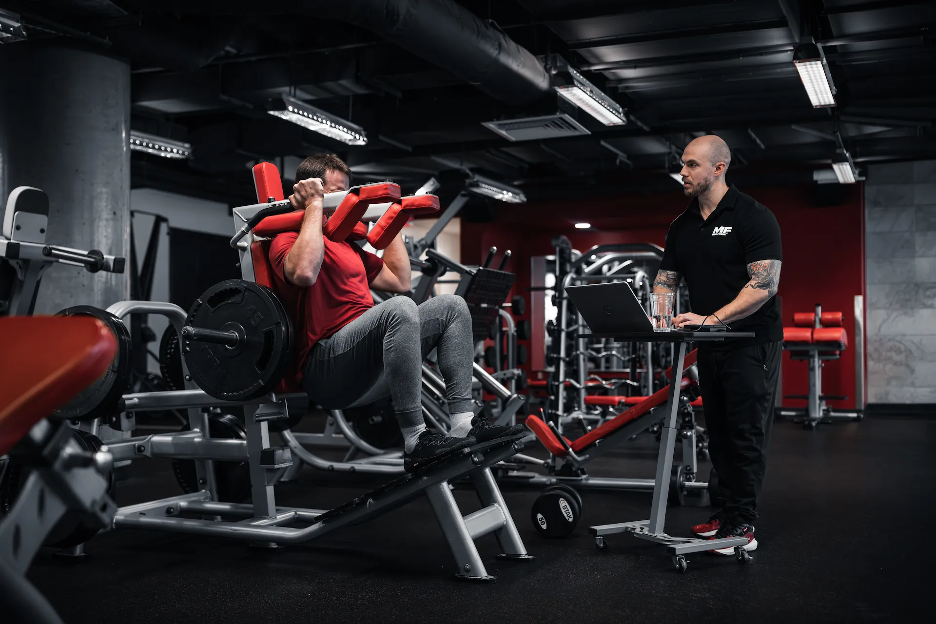 Entraînement au Hack-Squat